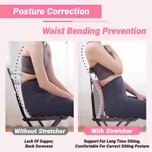 Nueva Almohadilla de Estiramiento y Masaje para Soporte Lumbar