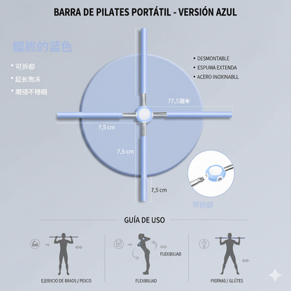 Bastón de Yoga Corporal (Un Set)