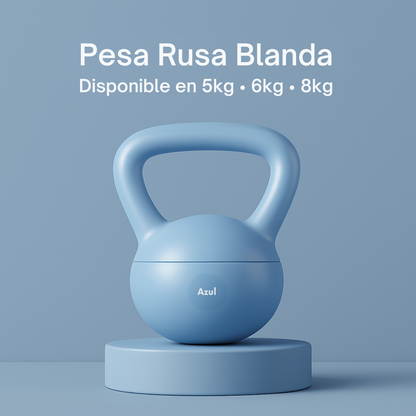 Pesa Rusa Blanda (Kettlebell) para Fitness en Casa