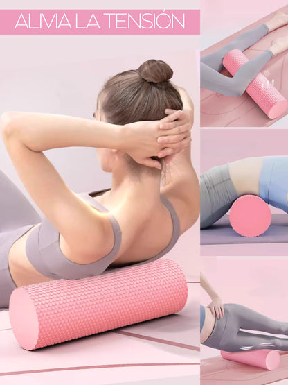 Rodillo de Espuma (Foam Roller) de Yoga "Nube Iridiscente" para Masaje Corporal