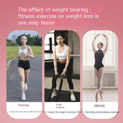 Tobilleras con Peso (Lastres) para Danza y Entrenamiento (Unisex)