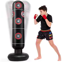 Saco de Boxeo Inflable de Pie para Aliviar el Estrés