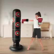 Saco de Boxeo Inflable de Pie para Aliviar el Estrés