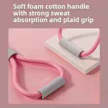 Banda Elástica en Forma de 8 para Yoga y Ejercicios de Espalda (Mujer)