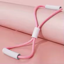 Banda Elástica en Forma de 8 para Yoga y Ejercicios de Espalda (Mujer)