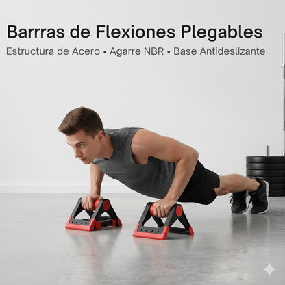 Barras de Flexiones Multifuncionales para Fitness en Casa